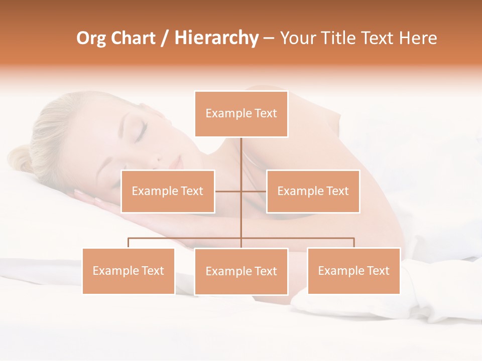 Woman Sleeping PowerPoint Template