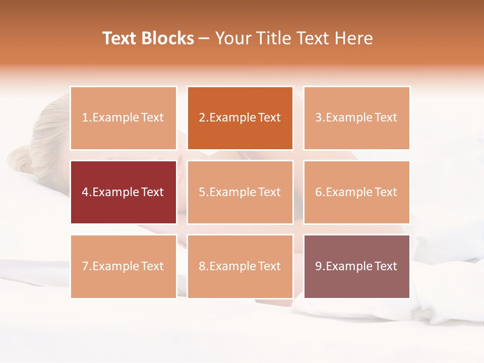 Woman Sleeping PowerPoint Template