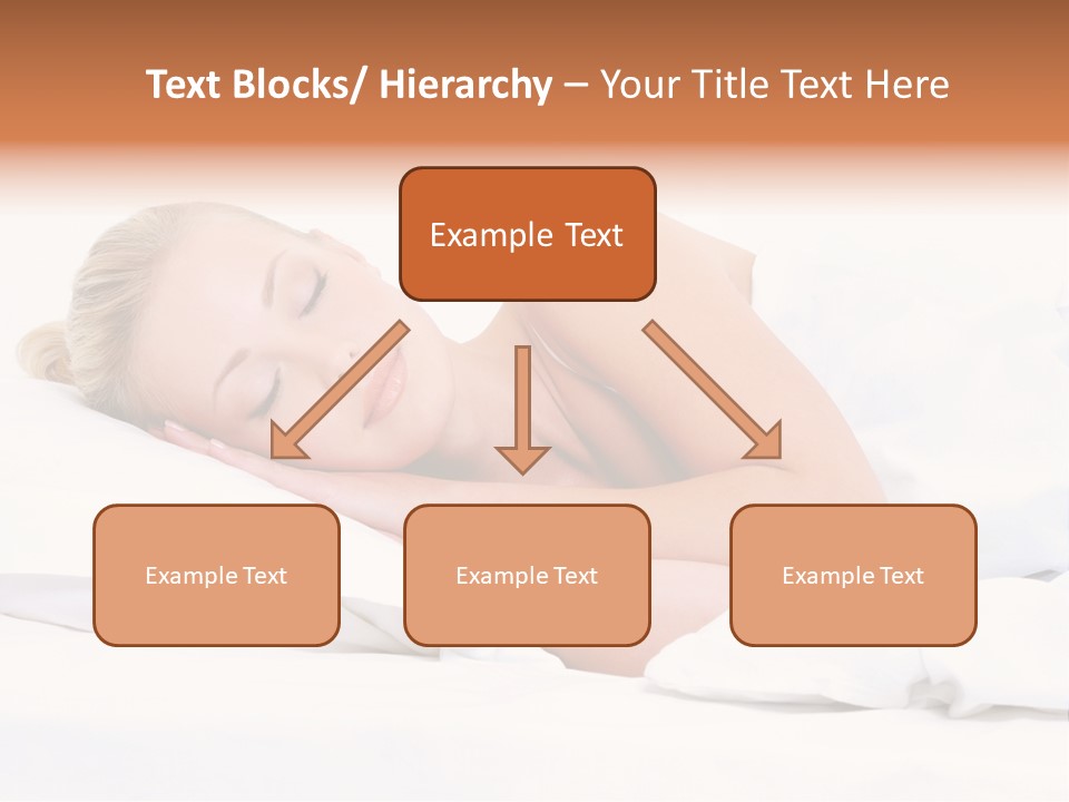 Woman Sleeping PowerPoint Template