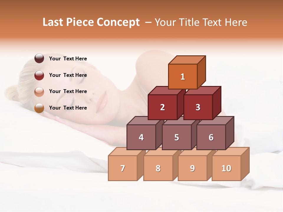 Woman Sleeping PowerPoint Template