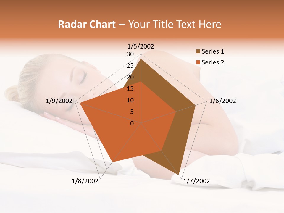 Woman Sleeping PowerPoint Template