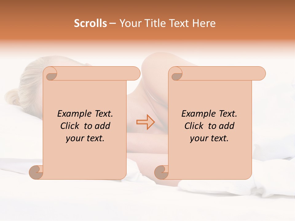 Woman Sleeping PowerPoint Template