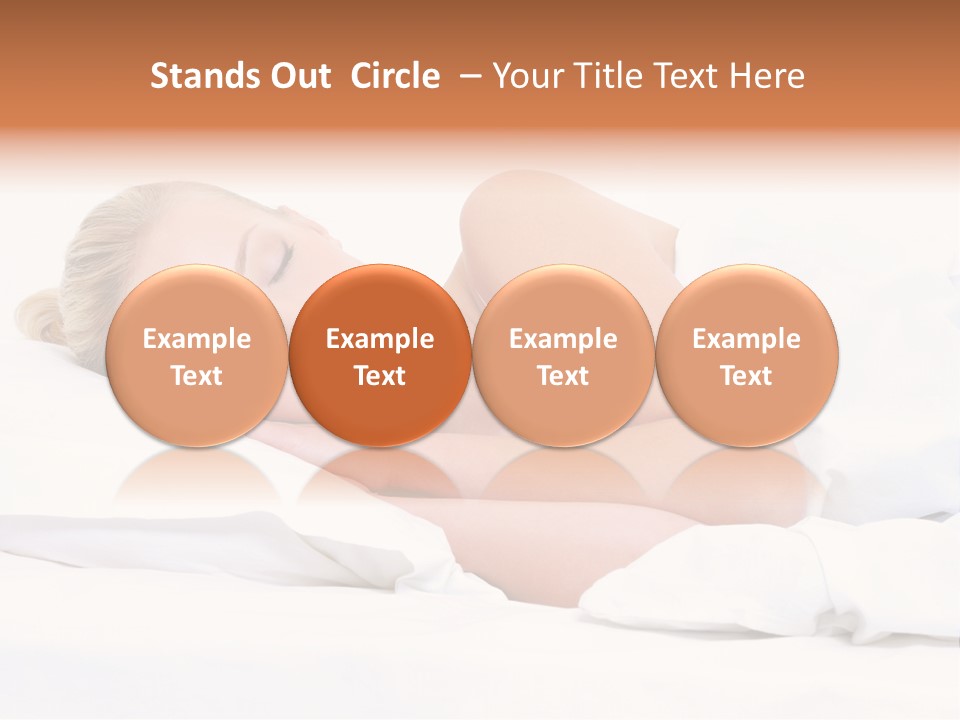 Woman Sleeping PowerPoint Template