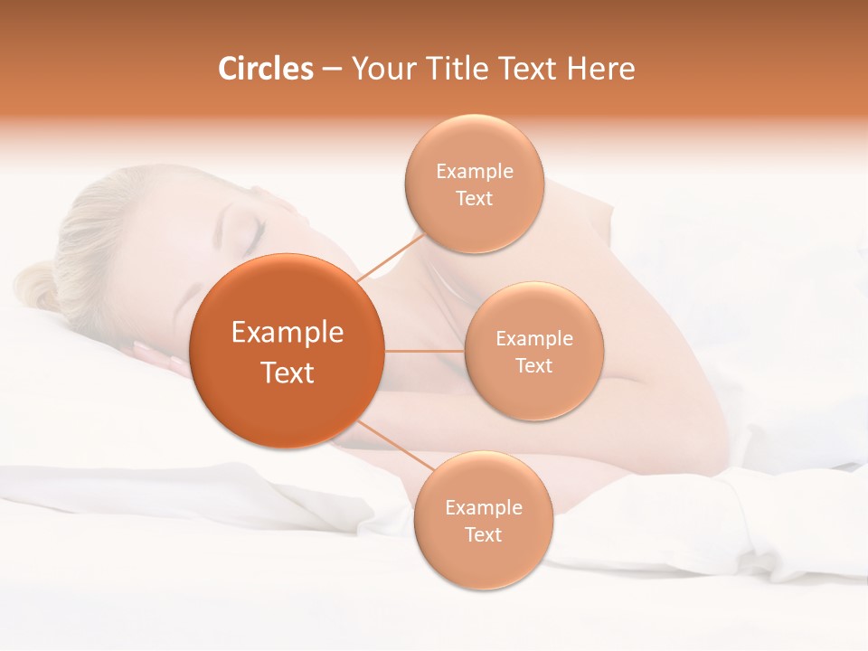 Woman Sleeping PowerPoint Template