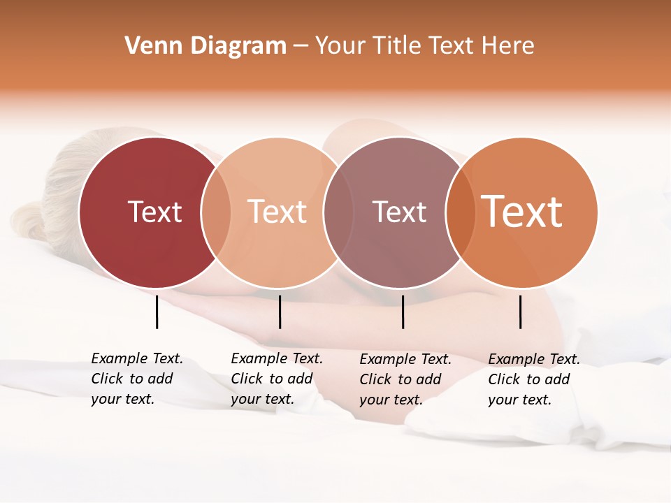 Woman Sleeping PowerPoint Template