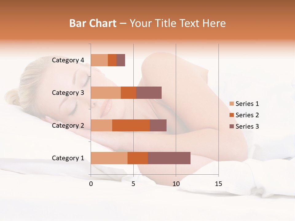 Woman Sleeping PowerPoint Template