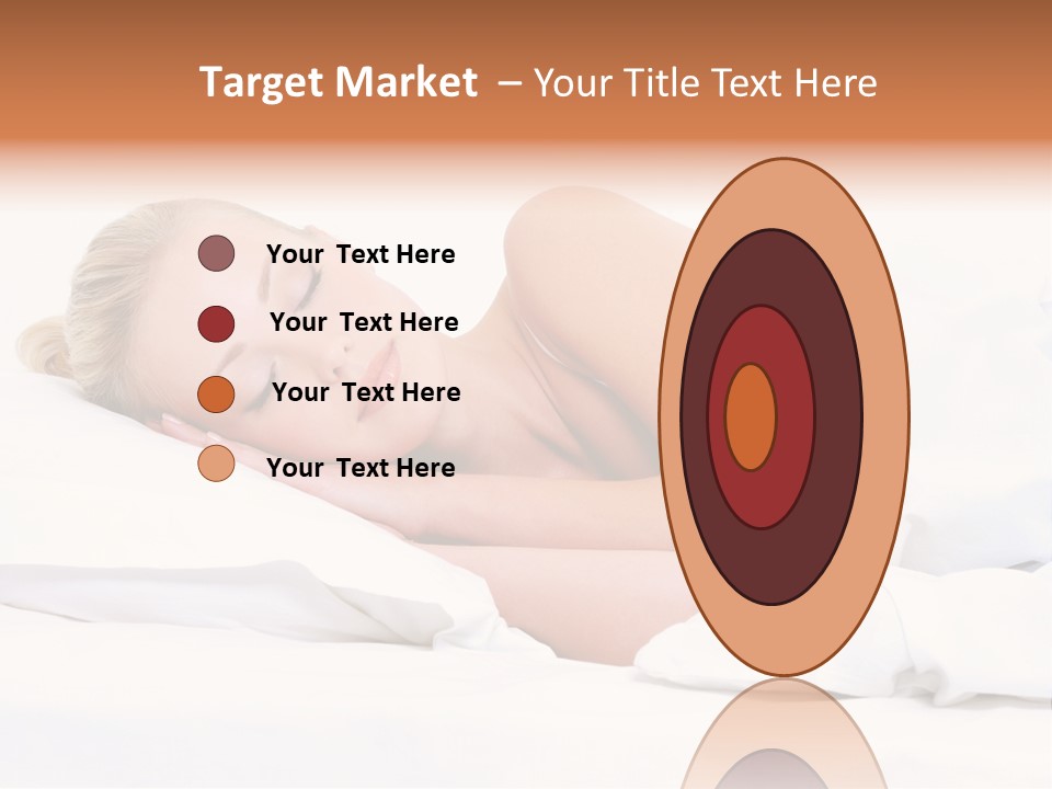 Woman Sleeping PowerPoint Template