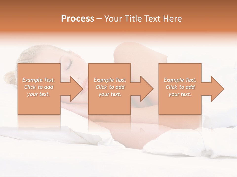 Woman Sleeping PowerPoint Template