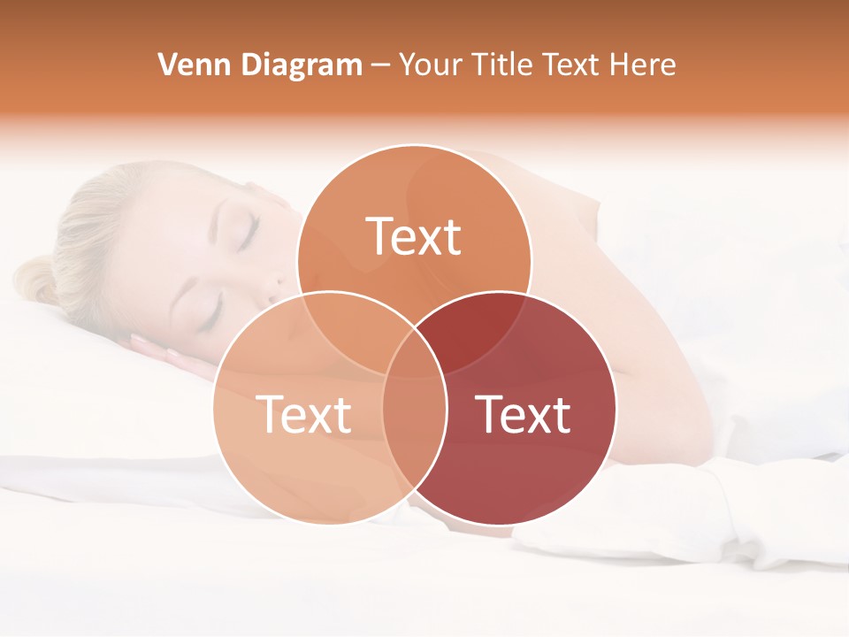 Woman Sleeping PowerPoint Template