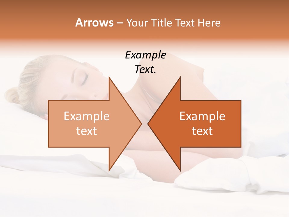 Woman Sleeping PowerPoint Template