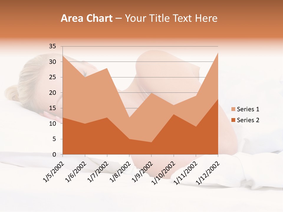 Woman Sleeping PowerPoint Template