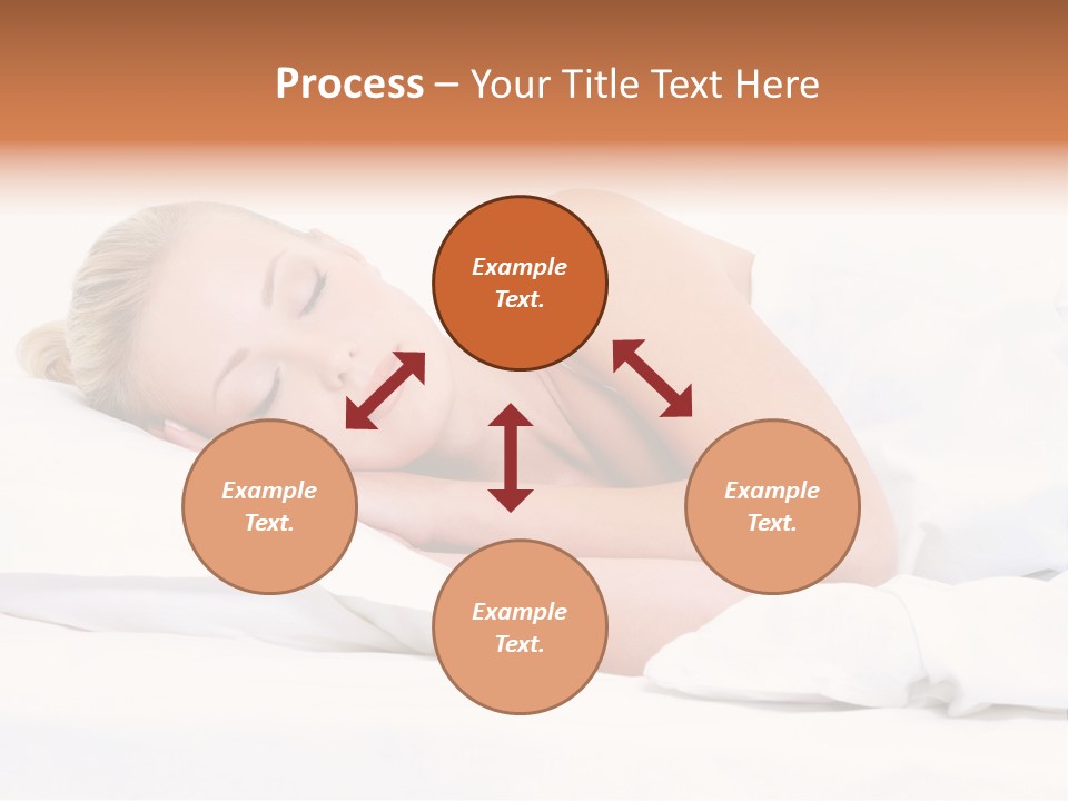 Woman Sleeping PowerPoint Template