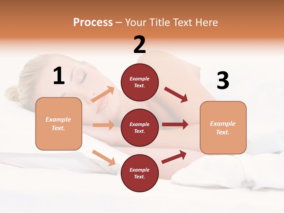 Woman Sleeping PowerPoint Template