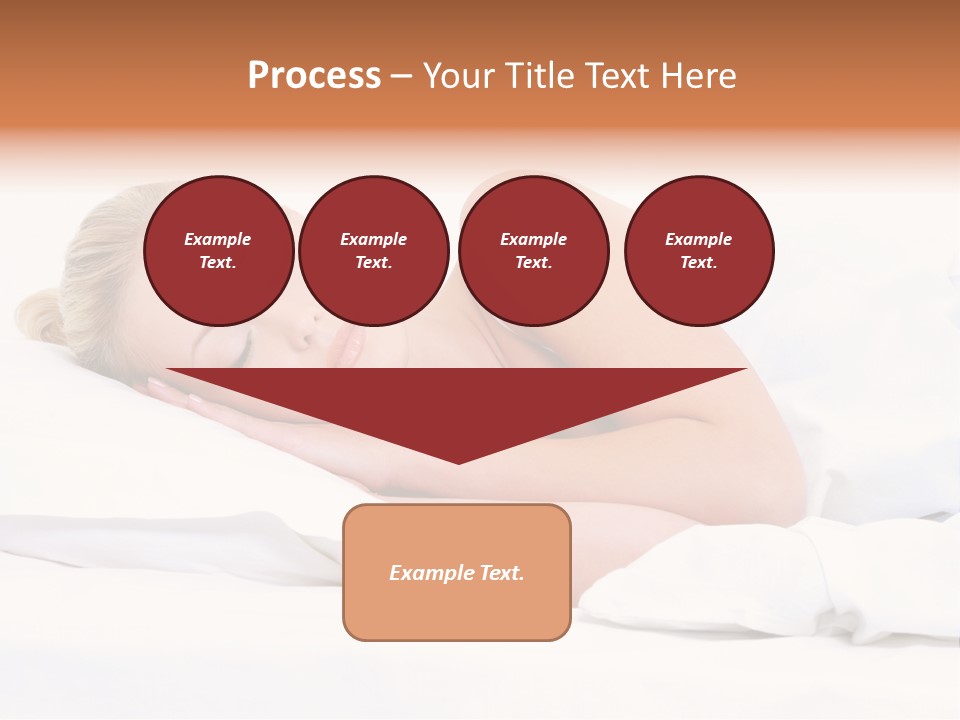 Woman Sleeping PowerPoint Template