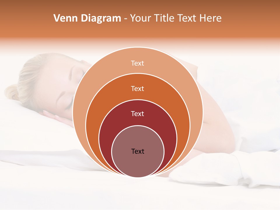 Woman Sleeping PowerPoint Template