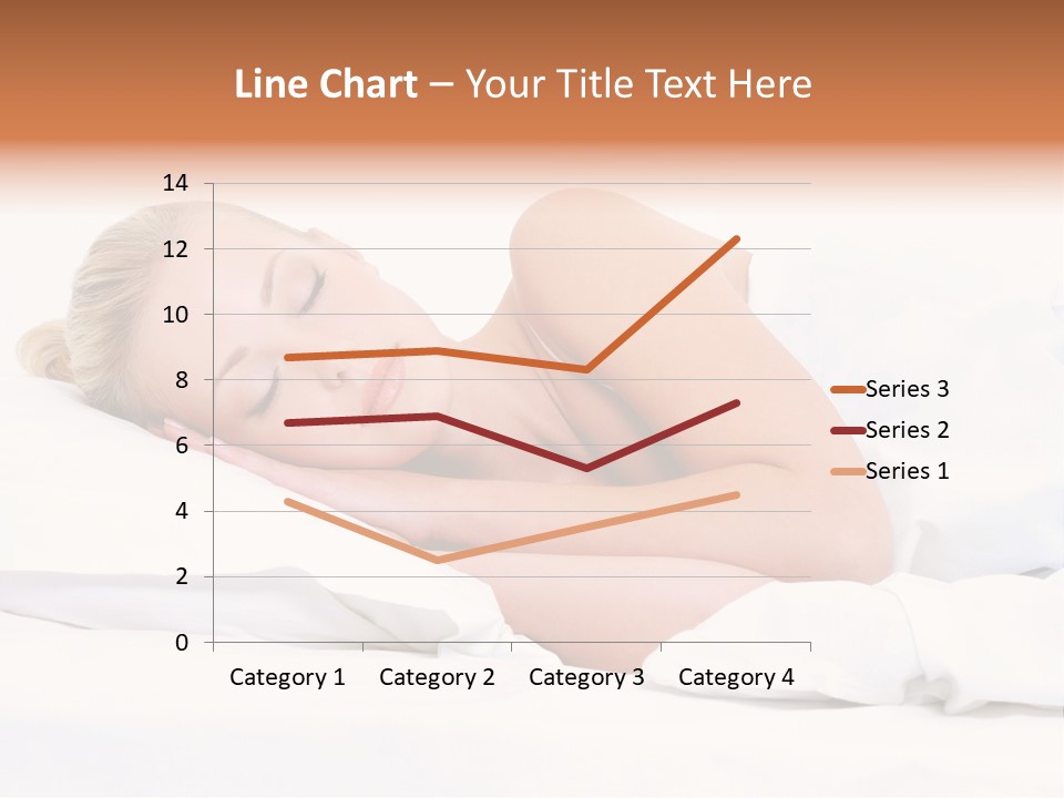Woman Sleeping PowerPoint Template