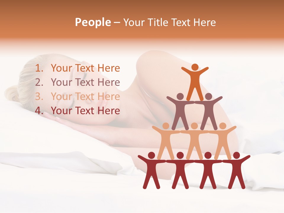 Woman Sleeping PowerPoint Template