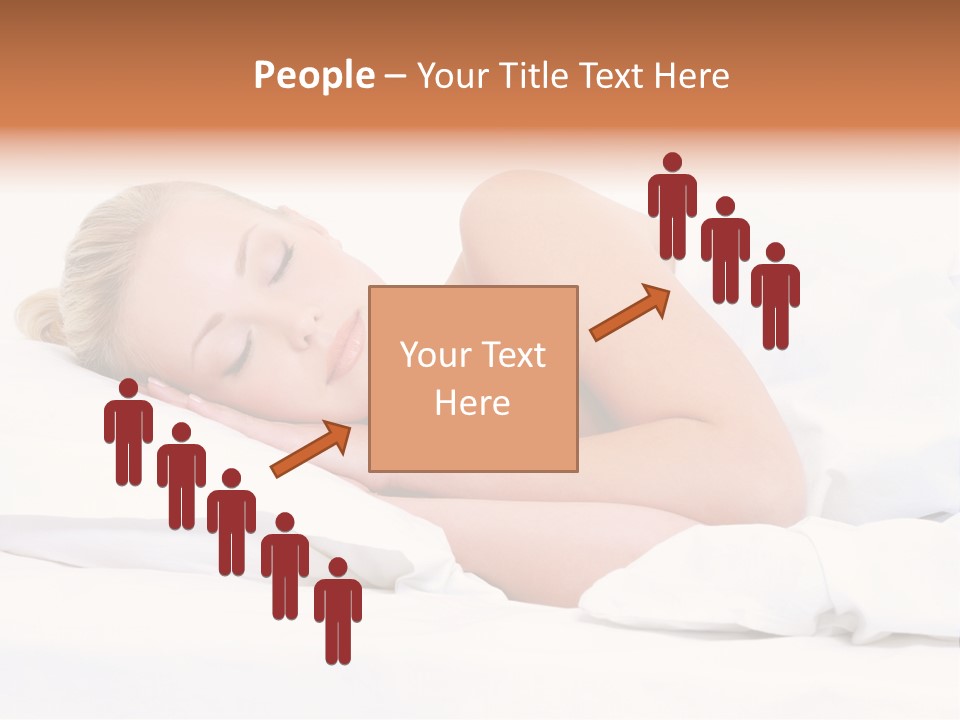 Woman Sleeping PowerPoint Template