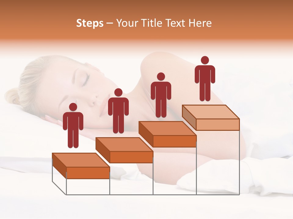 Woman Sleeping PowerPoint Template