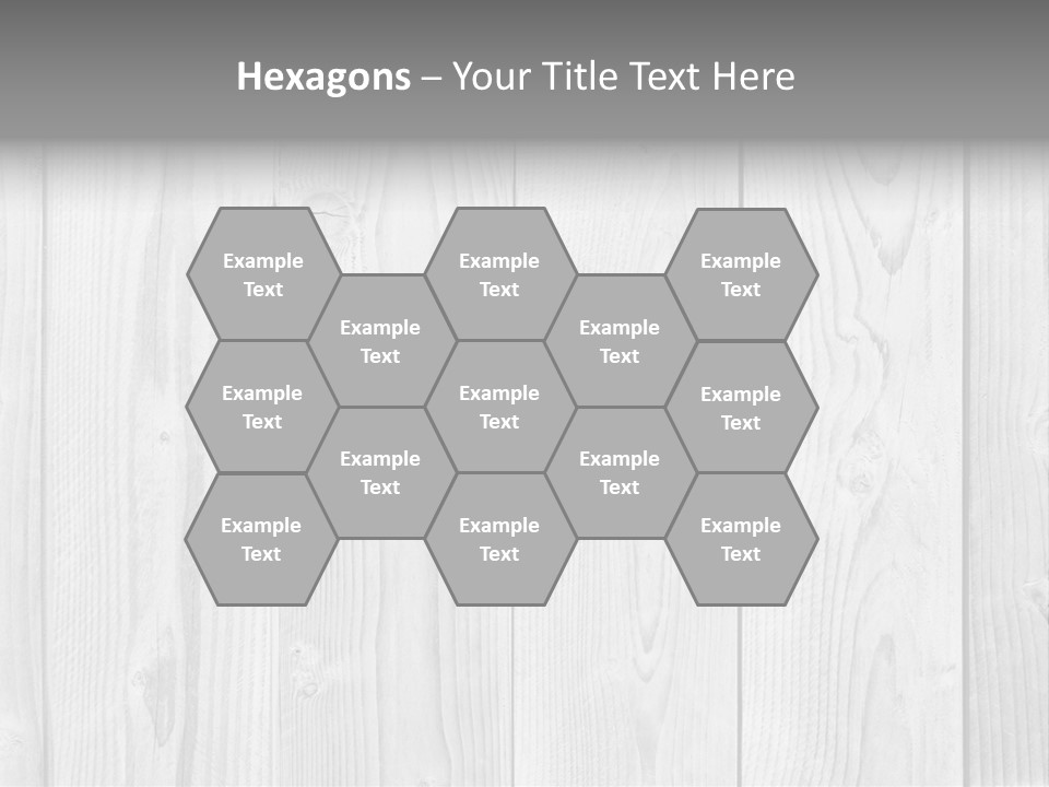 White Wood Texture PowerPoint Template