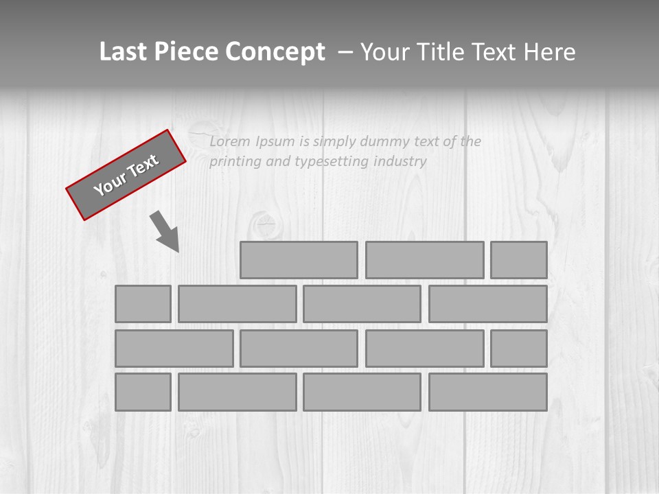 White Wood Texture PowerPoint Template