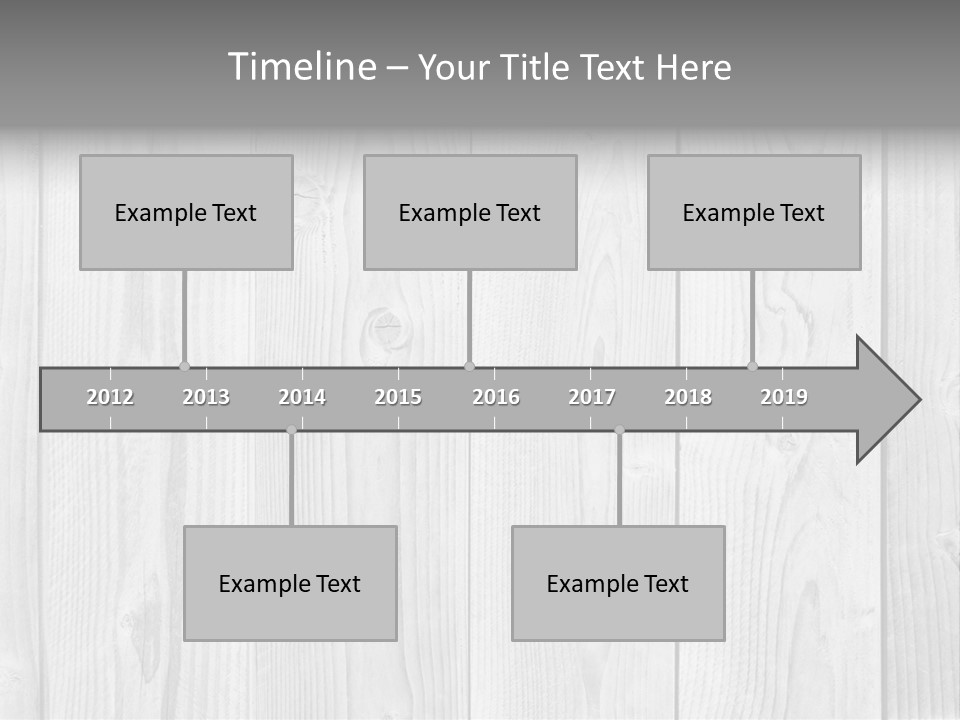 White Wood Texture PowerPoint Template