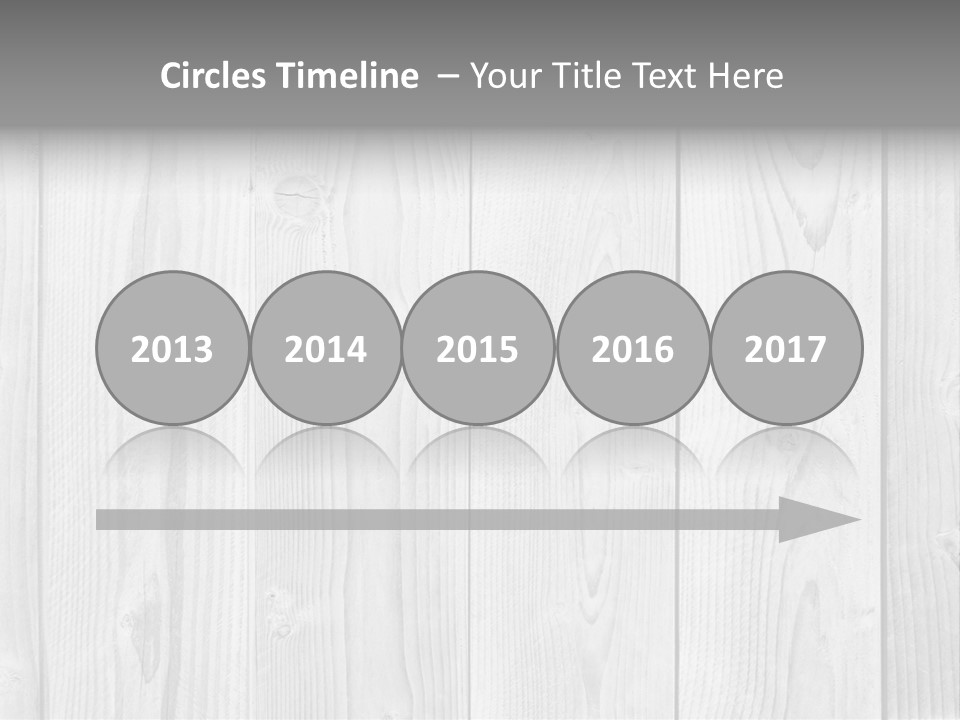 White Wood Texture PowerPoint Template