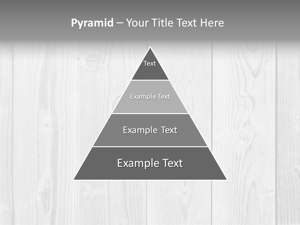 White Wood Texture PowerPoint Template