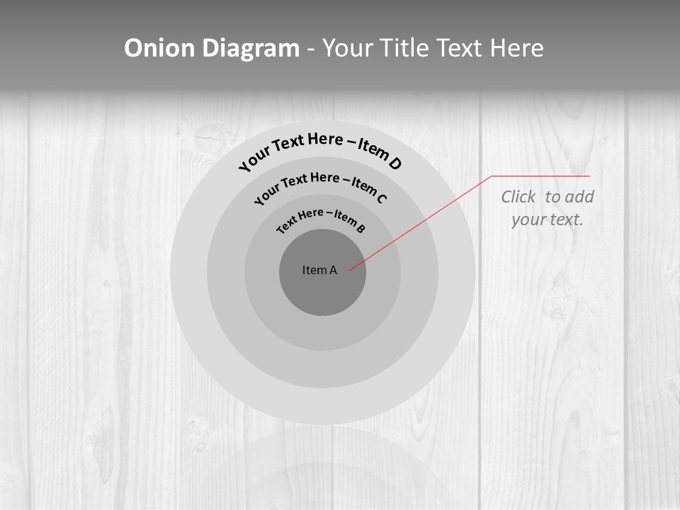 White Wood Texture PowerPoint Template