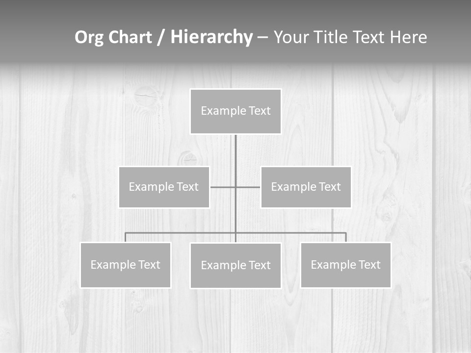 White Wood Texture PowerPoint Template