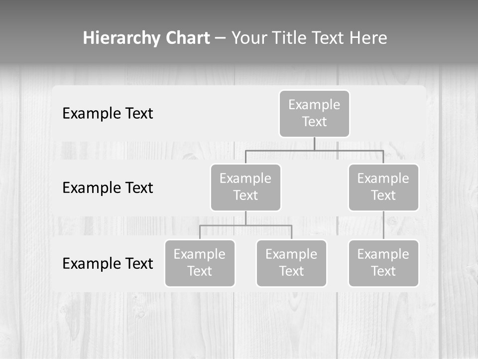 White Wood Texture PowerPoint Template