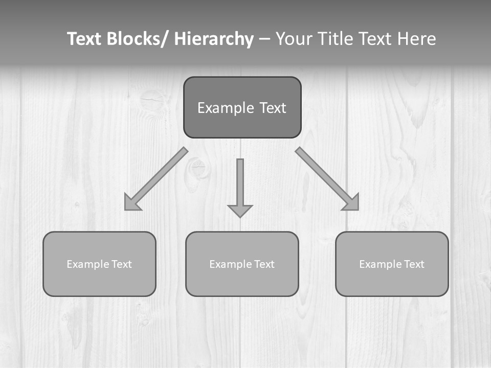White Wood Texture PowerPoint Template