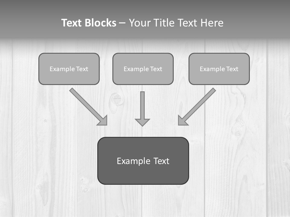 White Wood Texture PowerPoint Template