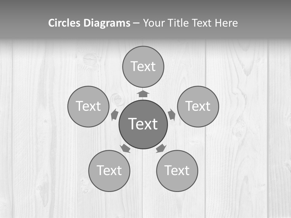 White Wood Texture PowerPoint Template