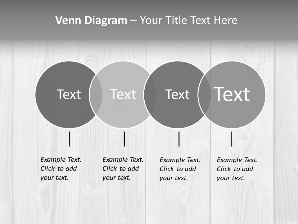 White Wood Texture PowerPoint Template