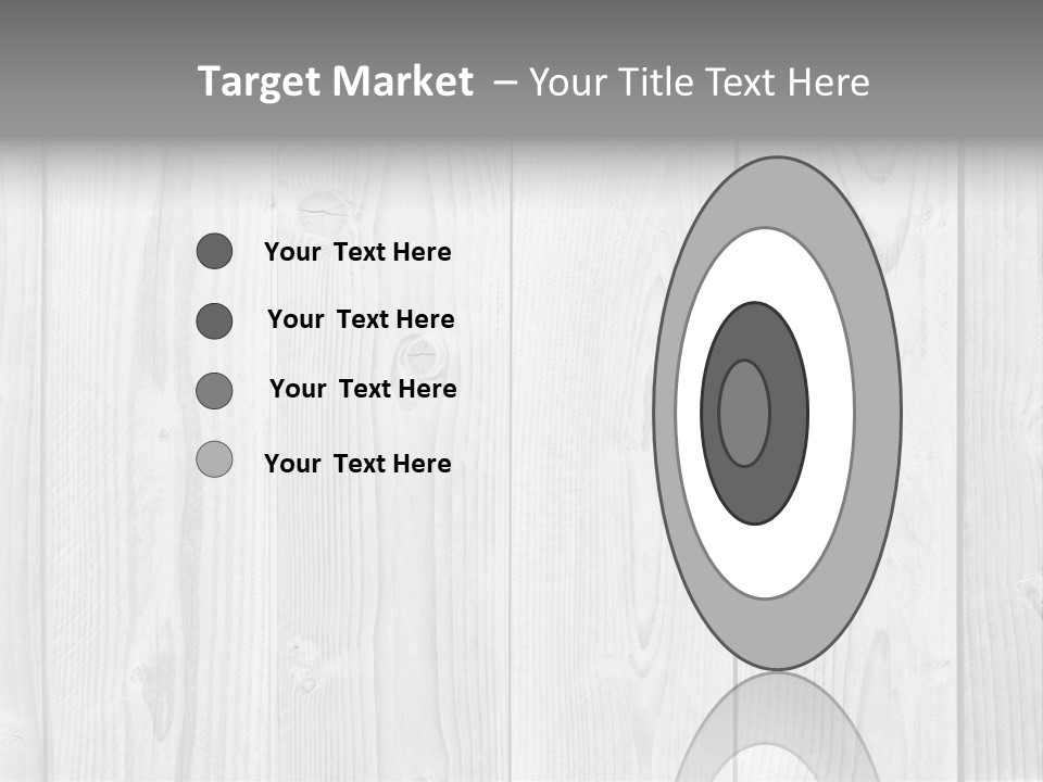 White Wood Texture PowerPoint Template