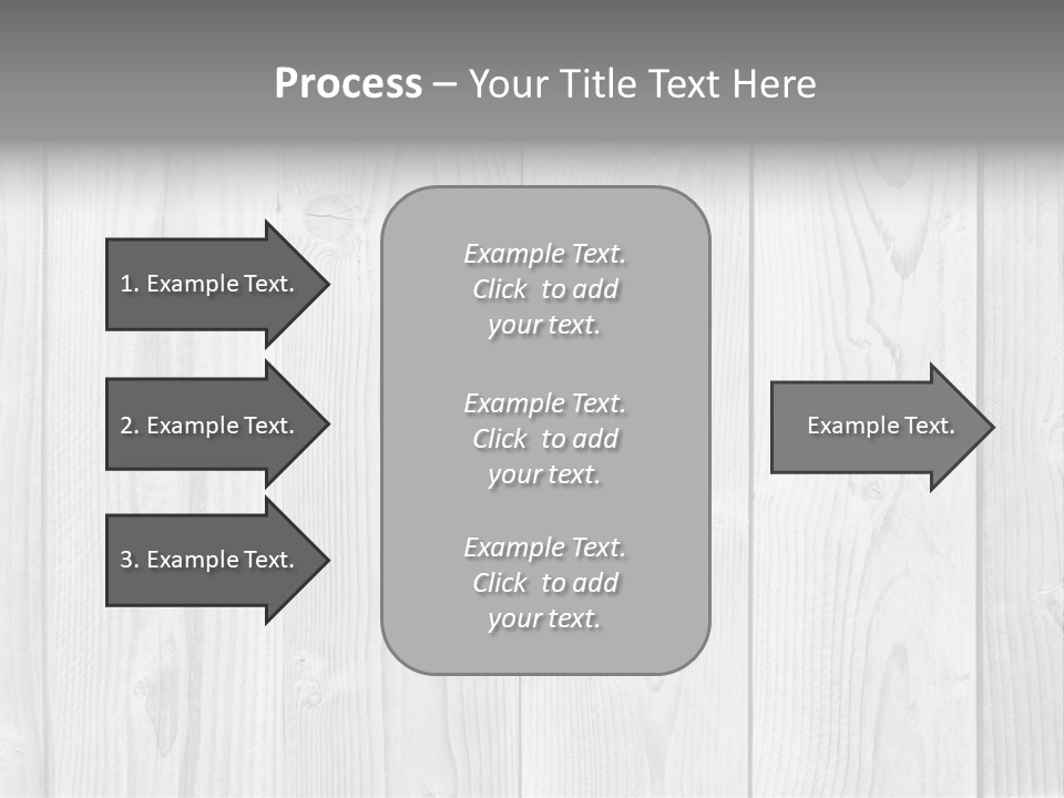 White Wood Texture PowerPoint Template