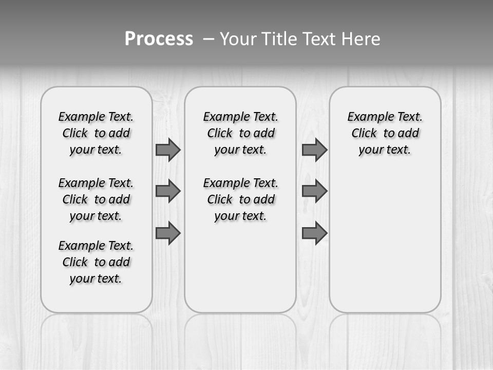 White Wood Texture PowerPoint Template