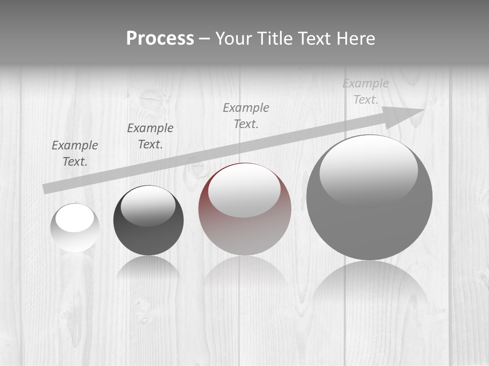 White Wood Texture PowerPoint Template
