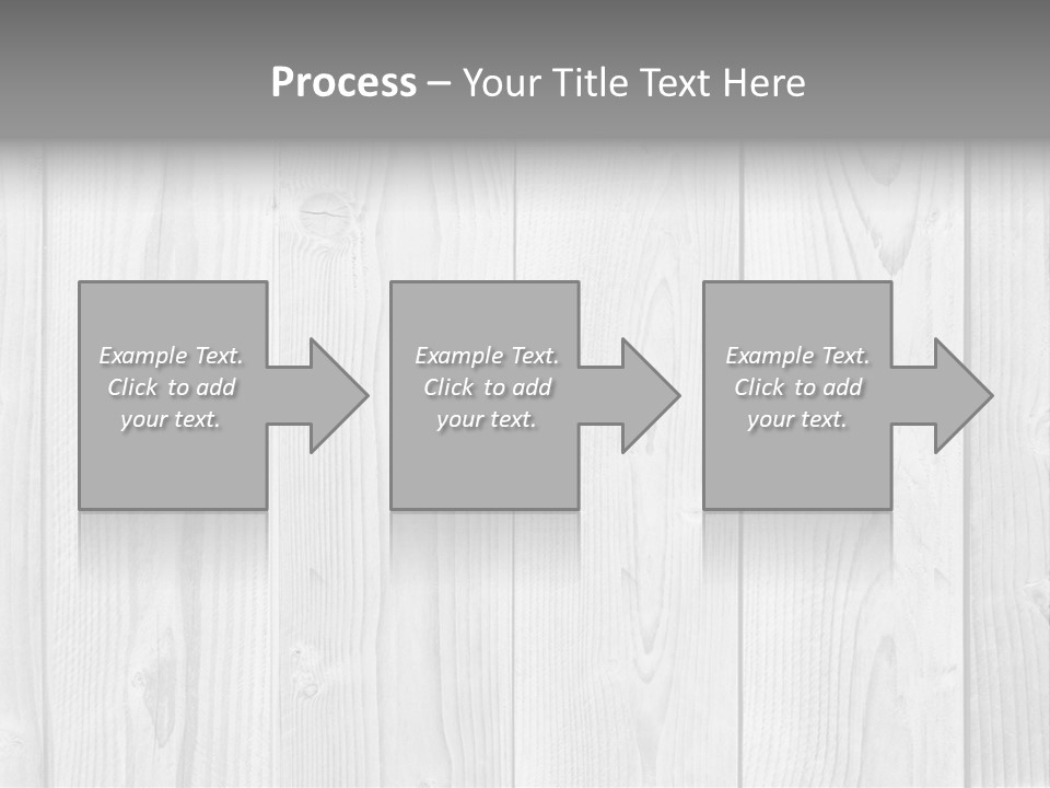 White Wood Texture PowerPoint Template