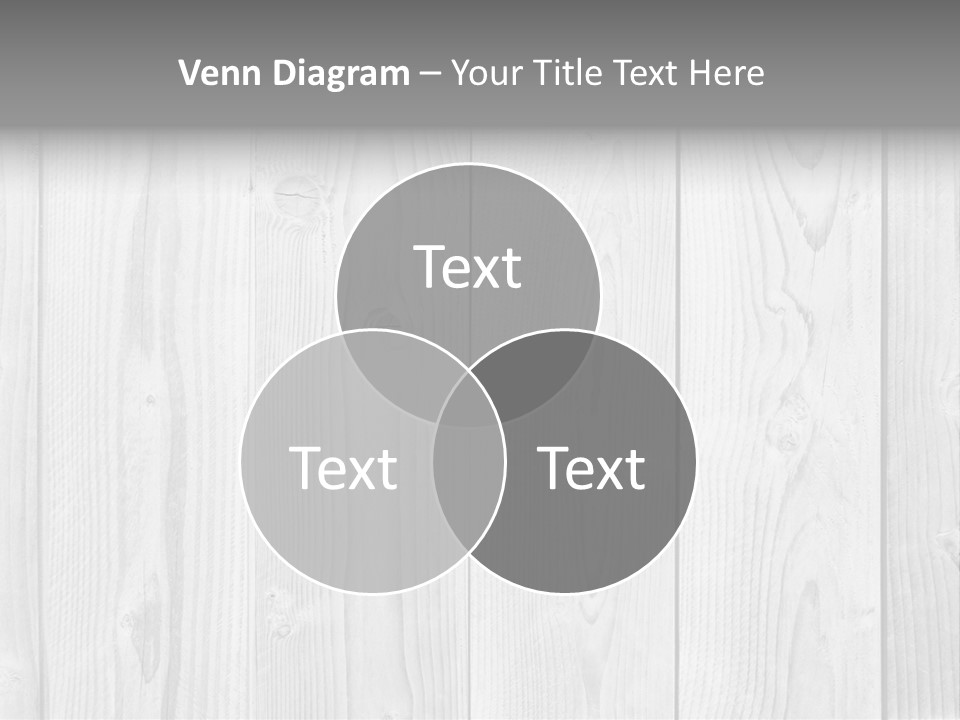 White Wood Texture PowerPoint Template