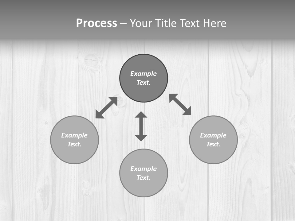 White Wood Texture PowerPoint Template