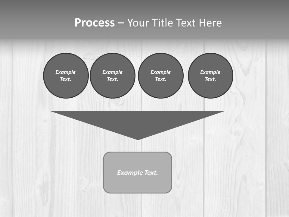 White Wood Texture PowerPoint Template