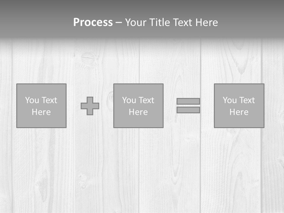 White Wood Texture PowerPoint Template
