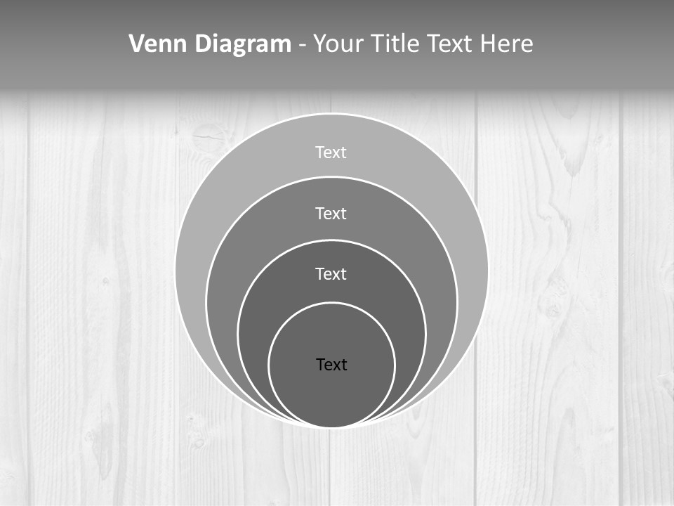 White Wood Texture PowerPoint Template