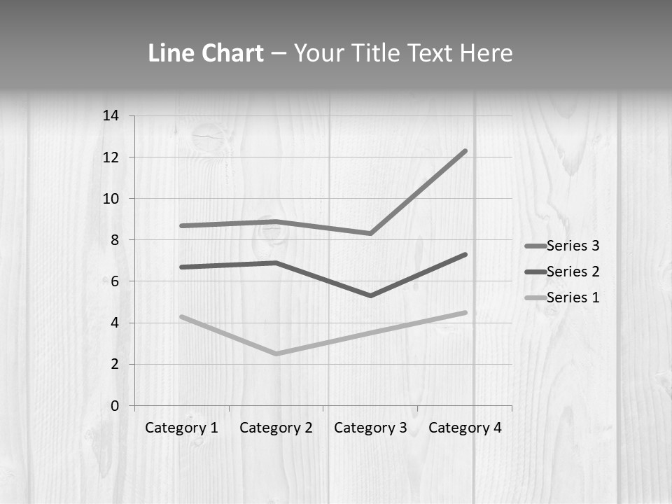 White Wood Texture PowerPoint Template