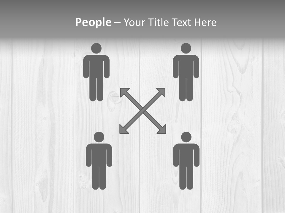 White Wood Texture PowerPoint Template