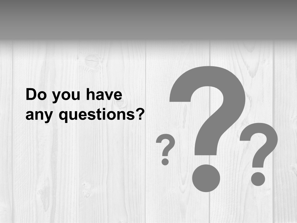 White Wood Texture PowerPoint Template