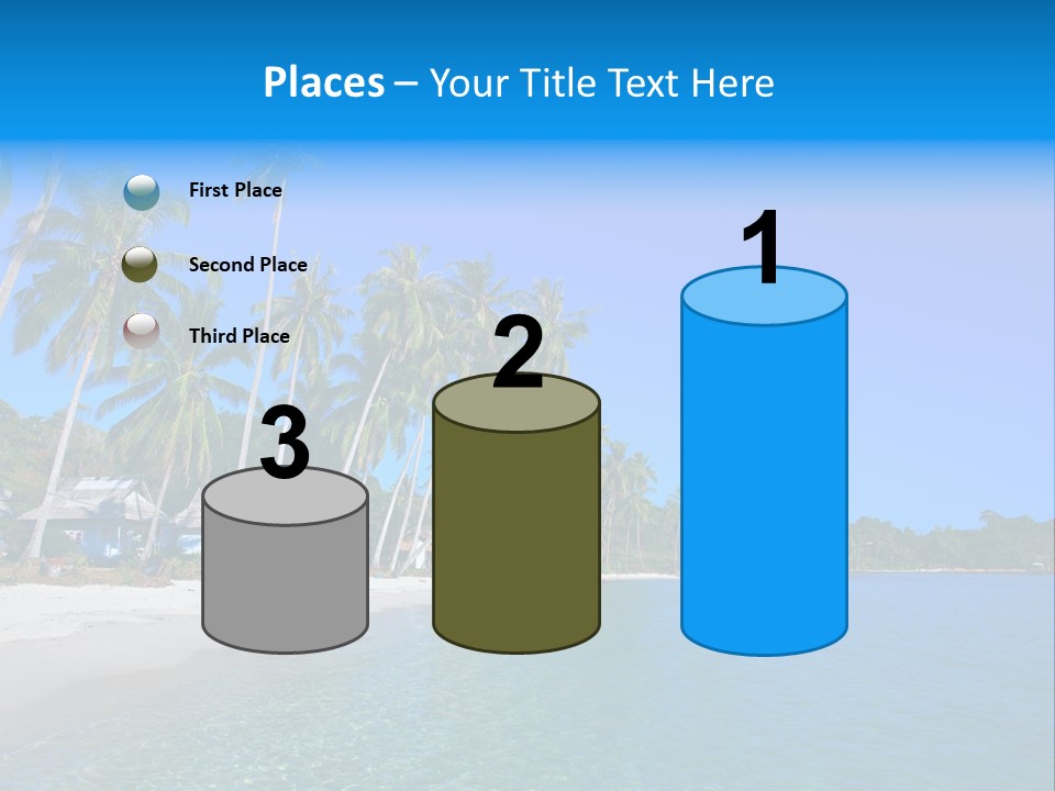 Swim Beauty Holiday PowerPoint Template