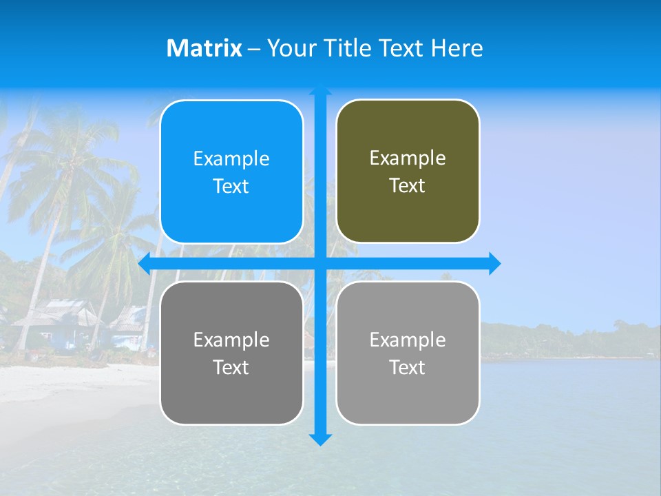 Swim Beauty Holiday PowerPoint Template